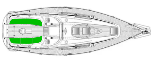 Bavaria 35 Cruiser Deck-Kit CORE Polyurethane Cockpit seating