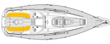 Bavaria 35 Cruiser Deck-Kit PRO Real Teak Cockpit seating