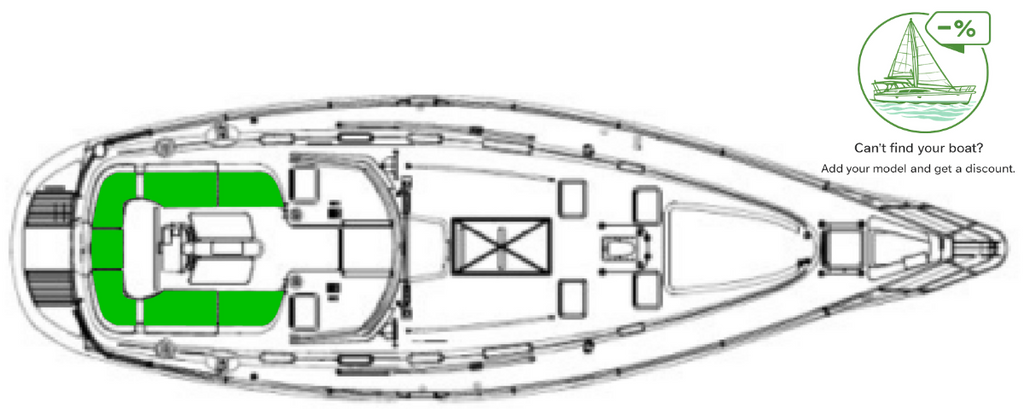 Beneteau Oceanis 461 Deck-Kit CORE Polyurethane Cockpit seating