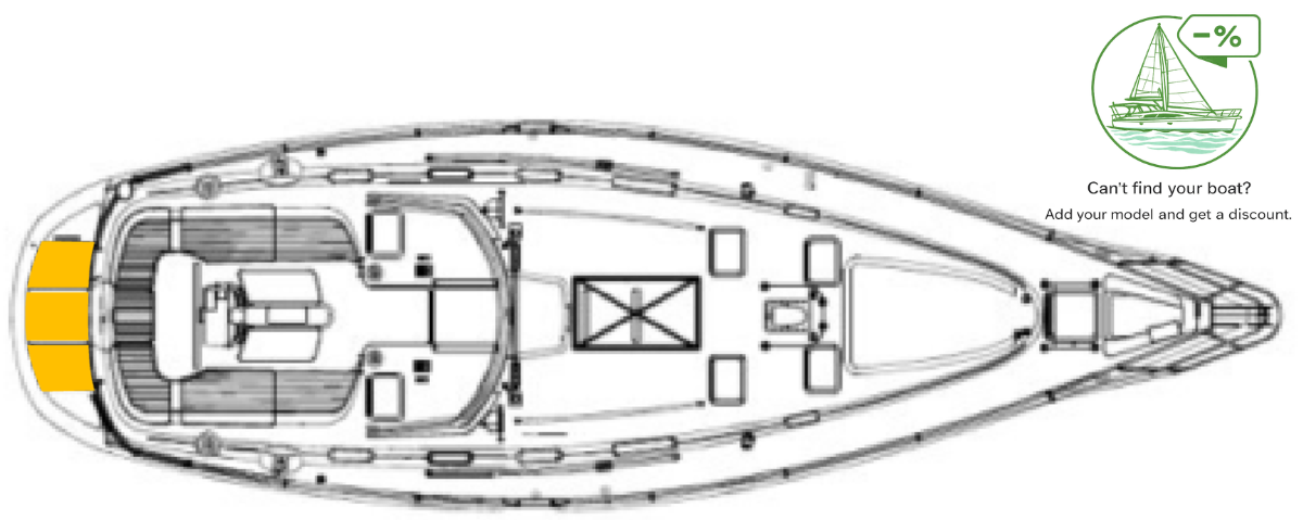 Beneteau Oceanis 461  Deck-Kit PRO Real TEAK Swim Platform