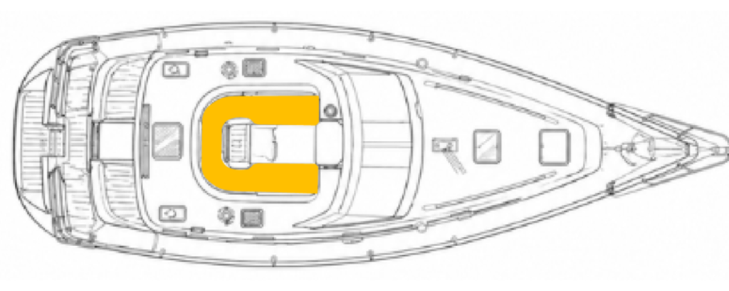 Beneteau Oceanis 36CC  Deck-Kit PRO Real TEAK Cockpit seating