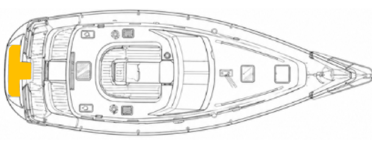 Beneteau Oceanis 36CC  Deck-Kit PRO Real TEAK Swim Platform