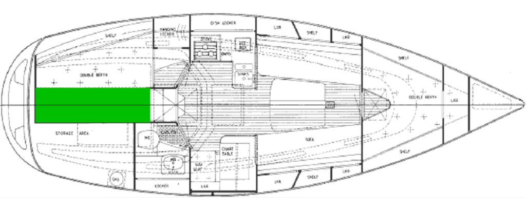 Hallberg-Rassy 31 Scandinavian 1992-2005 Deck-Kit CORE Polyurethane Cockpit Floor