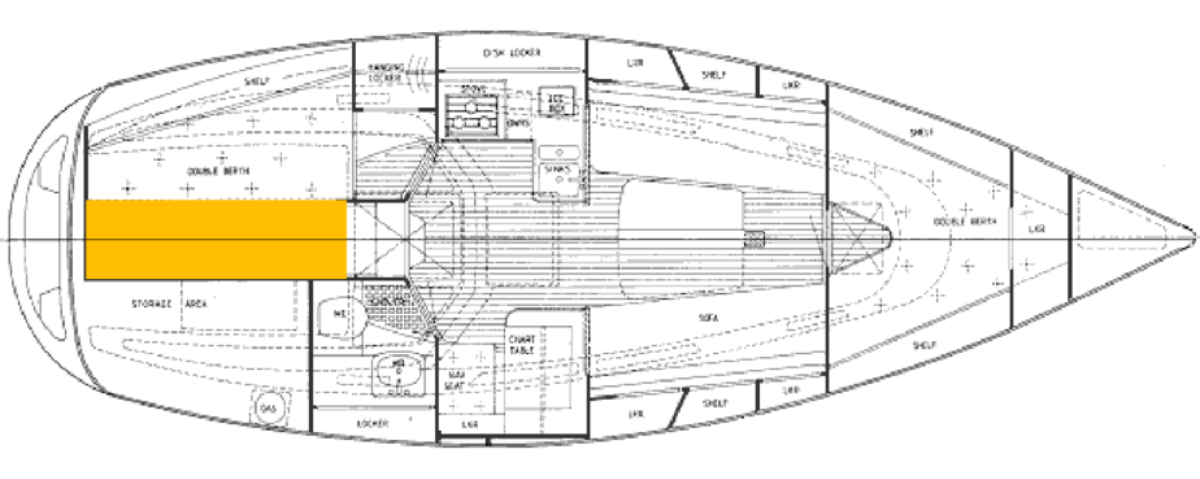 Hellberg-Rassy 31 Scandinavian Deck-Kit PRO Real Teak Cockpit Floor