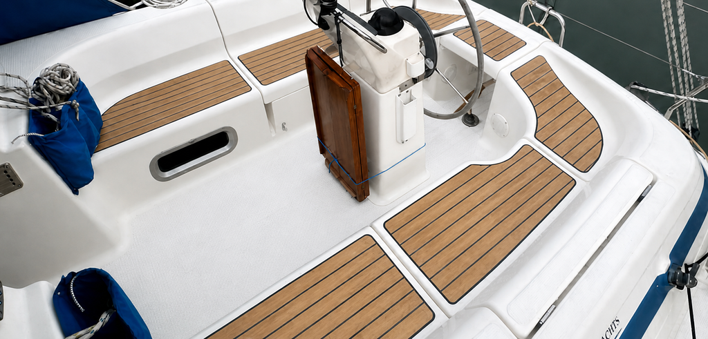 Bavaria 36 Deck-Kit PRO Real Teak Cockpit seating