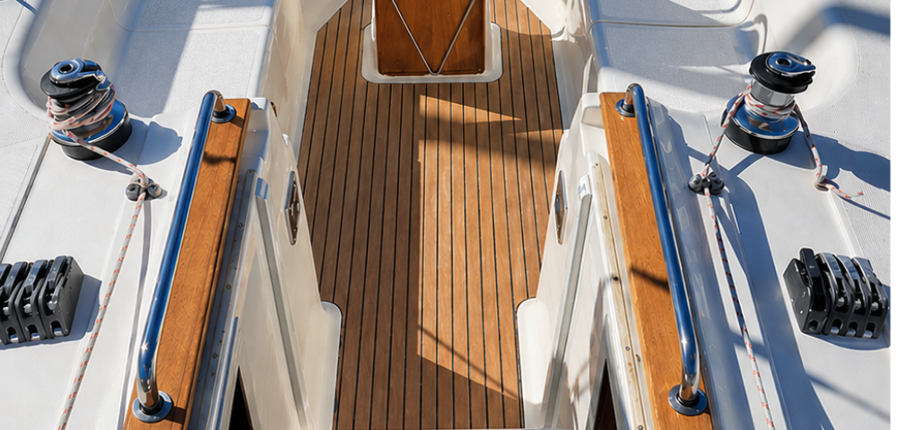Bavaria 36 Deck-Kit PRO Real Teak Cockpit Floor