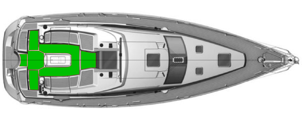 Jeanneau Sun Odyssey 42 DS Deck-Kit CORE Polyurethane Cockpit Floor