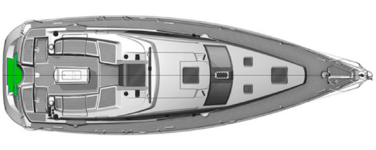 Jeanneau Sun Odyssey 42 DS Deck-Kit CORE Polyurethane SwimPlatform