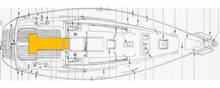 Beneteau 351 Deck-Kit PRO paneles para asientos  de teca auténtica