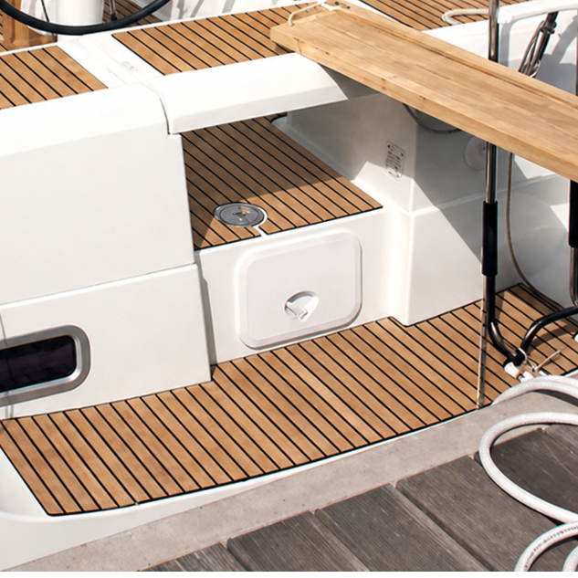 Beneteau Oceanis 34 2008-2012  Deck-Kit PRO Real TEAK SwimPLatform