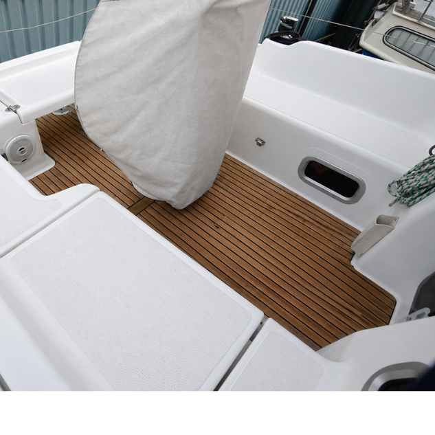 Beneteau Oceanis 34 2008-2012  Deck-Kit PRO Real TEAK Cockpit Floor