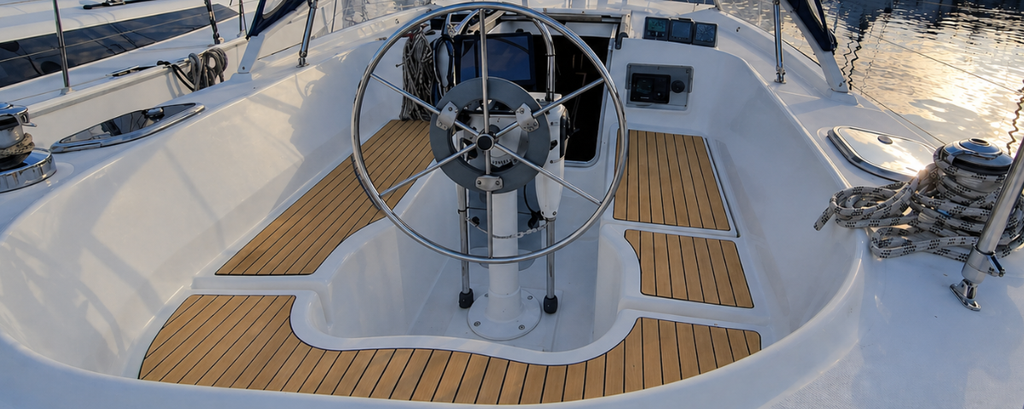 Beneteau Oceanis 36CC  Deck-Kit PRO Real TEAK Cockpit seating
