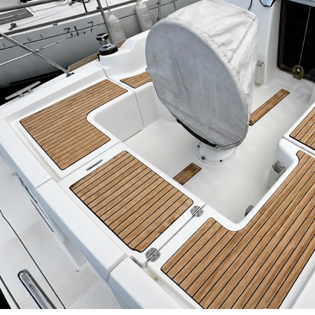 Beneteau Oceanis 34 2008-2012  Deck-Kit PRO Real TEAK Cockpit seating