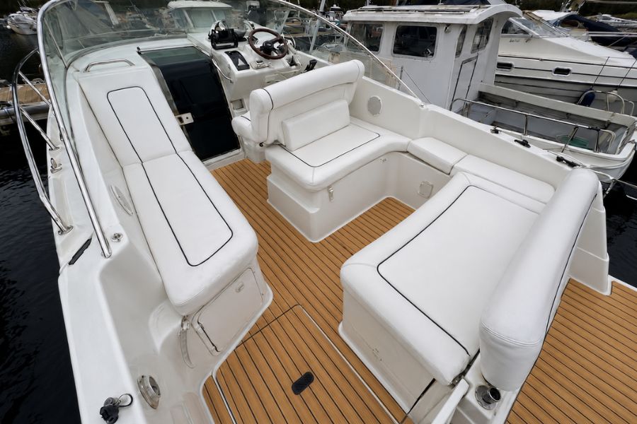 Beneteau Flyer 701 de 2000-2005 Deck-Kit PRO Real TEAK Cockpit Floor