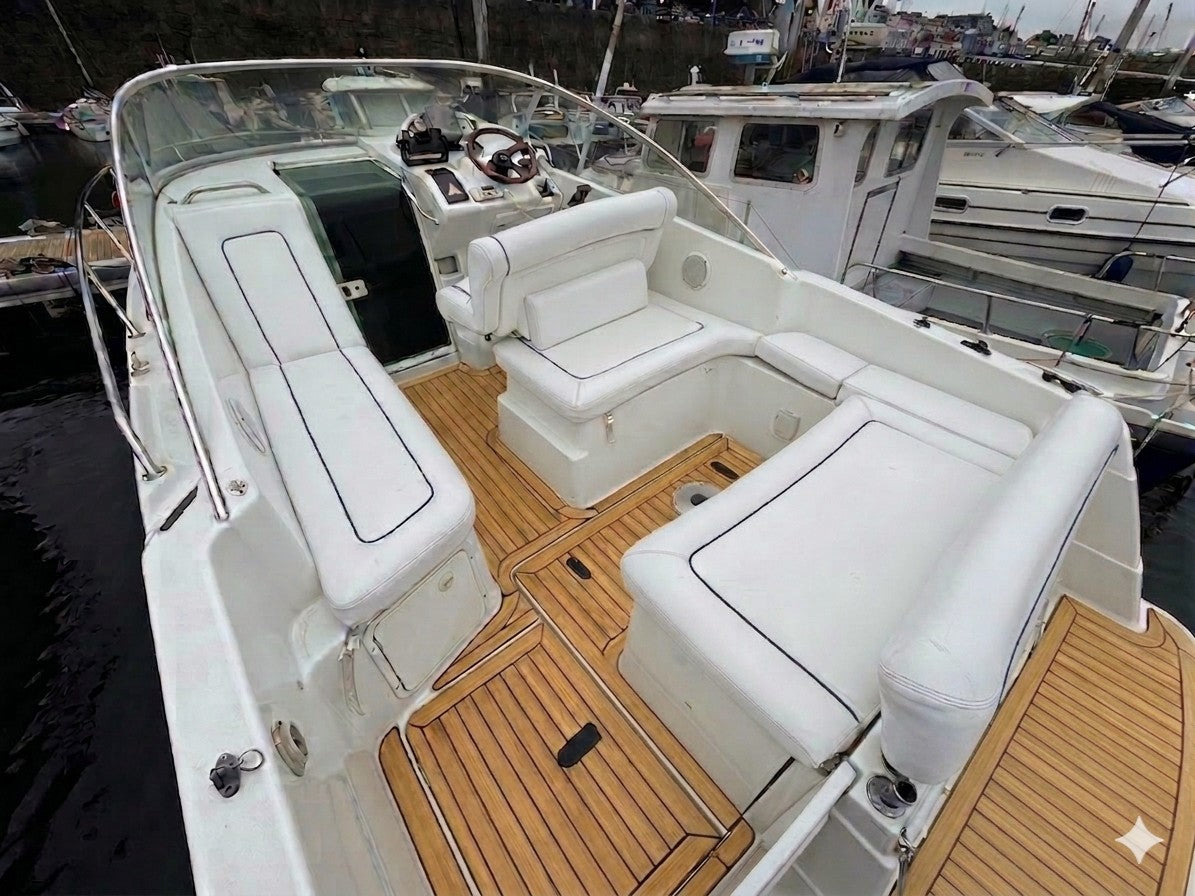 Beneteau Flyer 701 de 2000-2005 Deck-Kit PRO Real TEAK Cockpit Floor
